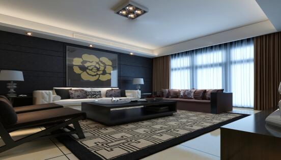 大客厅沙发背景墙效果图 大气豪华的大户型沙发背景墙你喜欢吗？1