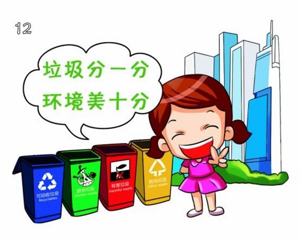 北京垃圾强制分类 垃圾不分类不收运！支持垃圾分类利国利民3