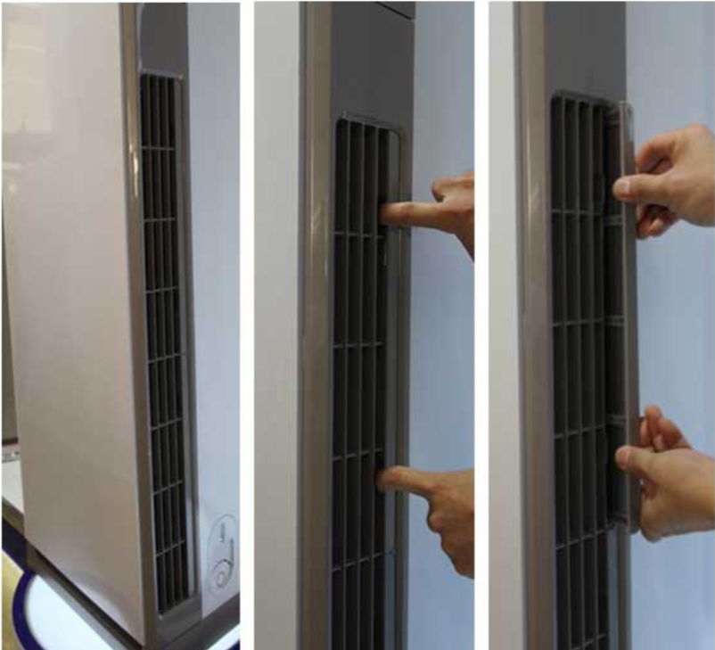 奥克斯空调拆滤网图解 自己动手拆卸清洗空调过滤网