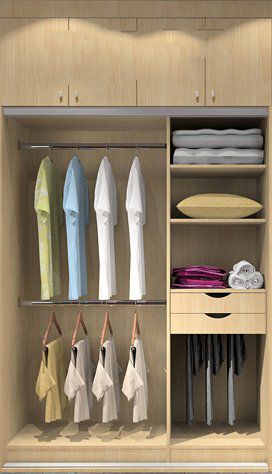 8套衣柜内部合理设计图 衣柜这么设计拿衣服方便多了！