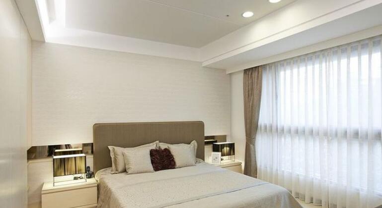 北京国瑞城小区78平北欧宜家风格白色卧室装修效果图