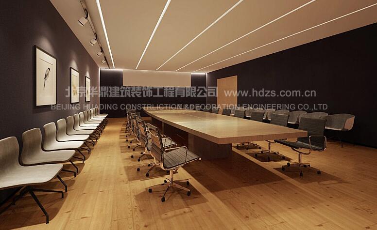 东方网力科技股份有限公司办公室会议室装修效果图
